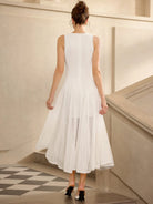 High Waist Sleeveless Maxi Dress|NOOSGOP