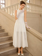 High Waist Sleeveless Maxi Dress|NOOSGOP