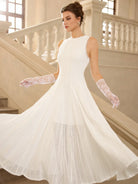 High Waist Sleeveless Maxi Dress|NOOSGOP