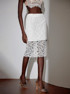 Mesh Cut-Out Skirt|NOOSGOP
