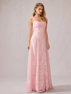 Pink Ruched Mesh Maxi Dress|NOOSGOP