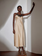 Polka Dot Lace Midi Dress|NOOSGOP