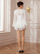 Satin Internal-Corset Mini Dress|NOOSGOP