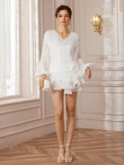 Satin Internal-Corset Mini Dress|NOOSGOP