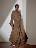 Satin Tie-Strap Maxi Dress|NOOSGOP
