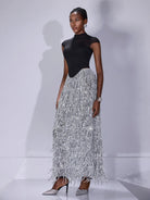Sequin Tassel Vest Two Set |NOOSGOP