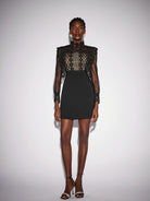 Sheer Floral Mesh Mini Skirt|NOOSGOP