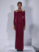 Strapless Bodycon Bandage Maxi Dress|NOOSGOP