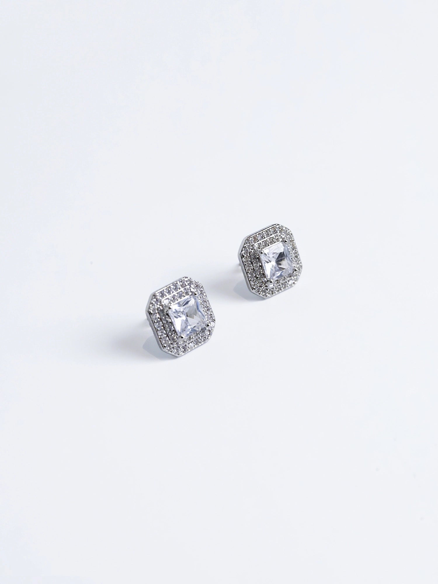 White Gold Bracelet Necklace and Earrings Sets|NOOSGOP