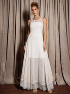 White Sequin Mesh Midi Dress|NOOSGOP