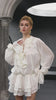 Bloom-Panelled Lantern-Sleeve Mini Dress|NOOSGOP